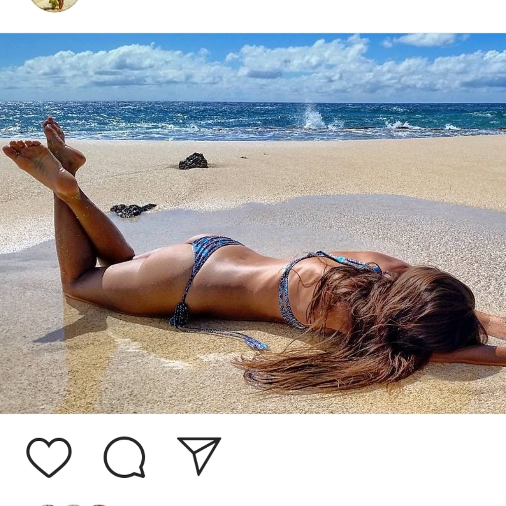 Rare acacia thai yelapa bikini top swimwear L VHTF - Picture 16 of 16